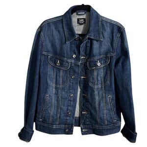Lee Women's sz M Trucker Denim Jacket 2202115